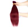 Peenoll Bundles Human Hair 24 26 28 Inch Straight Wave Human Hair Bundles Brazilian Burgundy 99J 12A Unprocessed Brazilian Virgin Quick Weave for Black Women view 2