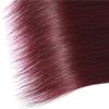 Peenoll Bundles Human Hair 24 26 28 Inch Straight Wave Human Hair Bundles Brazilian Burgundy 99J 12A Unprocessed Brazilian Virgin Quick Weave for Black Women view 3