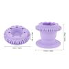 Makeup Brush Cleaner, 3 in 1 Portable Silicone Makeup Brush Cleaning Bowl Drying Holder, Multifunctional Foldable Paint Brush Cleaner for Kids & Adults view 2
