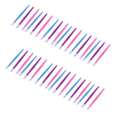 Beatifufu 72pcs Cuticle Nail and Cleaning Sticks Plastic Manicure Tools for Nail Art and Salon Use for Exfoliating and Dead Skin Removal