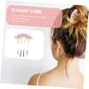 Beatifufu 2pcs Pearl Rhinestone Hair Combs for Brides Elegant Wedding Hair Accessories Lightweight Side Comb for Special Occasions for Updos and Chignons view 3