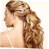 Beatifufu 2pcs Pearl Rhinestone Hair Combs for Brides Elegant Wedding Hair Accessories Lightweight Side Comb for Special Occasions for Updos and Chignons view 4