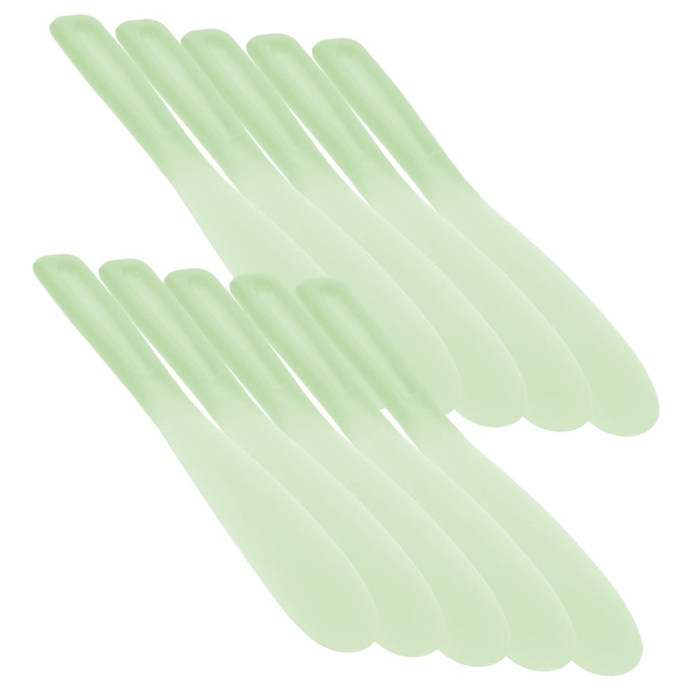 Beatifufu 10pcs Silicone Makeup Spatulas Cosmetic Spatulas for Skincare Tools Beauty Facial