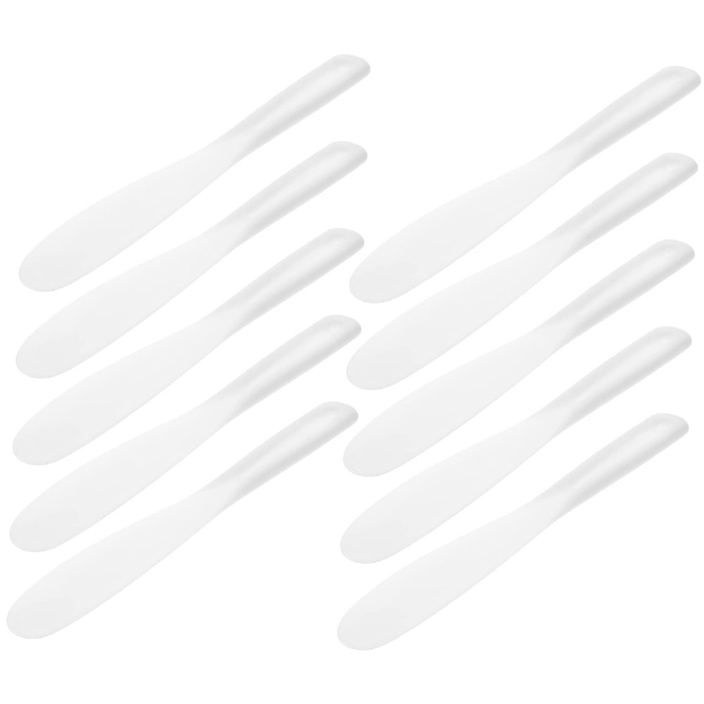 Beatifufu 10pcs Professional Makeup Mixing Tools Facial Mask Brush Applicator Versatile Stirring Spatula for Beauty Salons