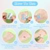 100 PCS Makeup Hand Palette Sticker, Single Use Makeup Mixing Palette Paper Make-up Artist Must Haves Disposable Cosmetic Tray Adhesive Tape Clear Waterproof Foundation Mixing Tray for Women Girls view 4