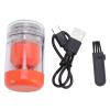BTSEURY Electric Trimmer, Mini Electric Trimmer for Men, Fast Charging Transparent Body Ambient Lighting Pocket Size Electric Trimmer for Beard Chest Armpit Face view 1