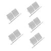 Toddmomy 5sets Portable Makeup Mixing Plate Cosmetic Mixing Tray Spatula Nail Supplies for French Manicure view 1