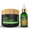 Herbishh Argan Oil & Hair Mask Combo For Deep Conditioning Treatment  Argan Oil for Hair Repair & Frizz Control (30ml) & Argan Hair Mask for Hydration (150ml), Sulfate & Paraben Free view 1