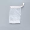 GYZOUKA Exfoliating Mesh Drawstring Bubble Foaming Net Soap Bag for Facial Body Cleaning Tool (White) view 2