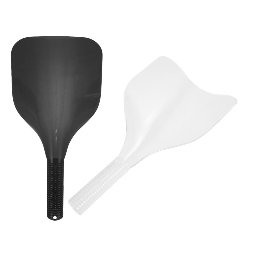 CANIGHT 2pcs Hairdressing Protective Shield for and Makeup Comfortable Fit Barber Guard Sponge Handle Versatile Hair Cutting for Salon Use and Transparent Options
