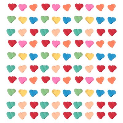 100pcs Mini Claw Clips Heart Shape Tiny Cute Hairpin Hair Accessories Children Colorful Hair Clamps for Girls