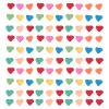 100pcs Mini Claw Clips Heart Shape Tiny Cute Hairpin Hair Accessories Children Colorful Hair Clamps for Girls view 1