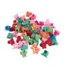 100pcs Mini Claw Clips Heart Shape Tiny Cute Hairpin Hair Accessories Children Colorful Hair Clamps for Girls view 3