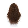 13x5 Deep Wave Lace Front Wig 100% Human Hair HD Transparent Swiss Glueless Pre Plucked Wigs for women Baby Hair (#NA - Natural Auburn, 28") view 3