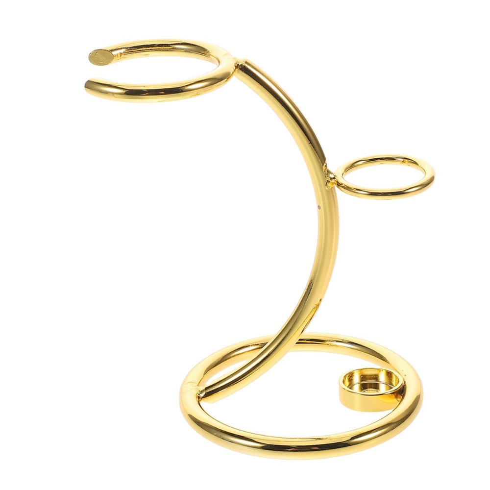 Gogogmee Bathroom Holder Razor and Brush Stand Wall-Mounted Rack Organizer Elegant Gold Finish