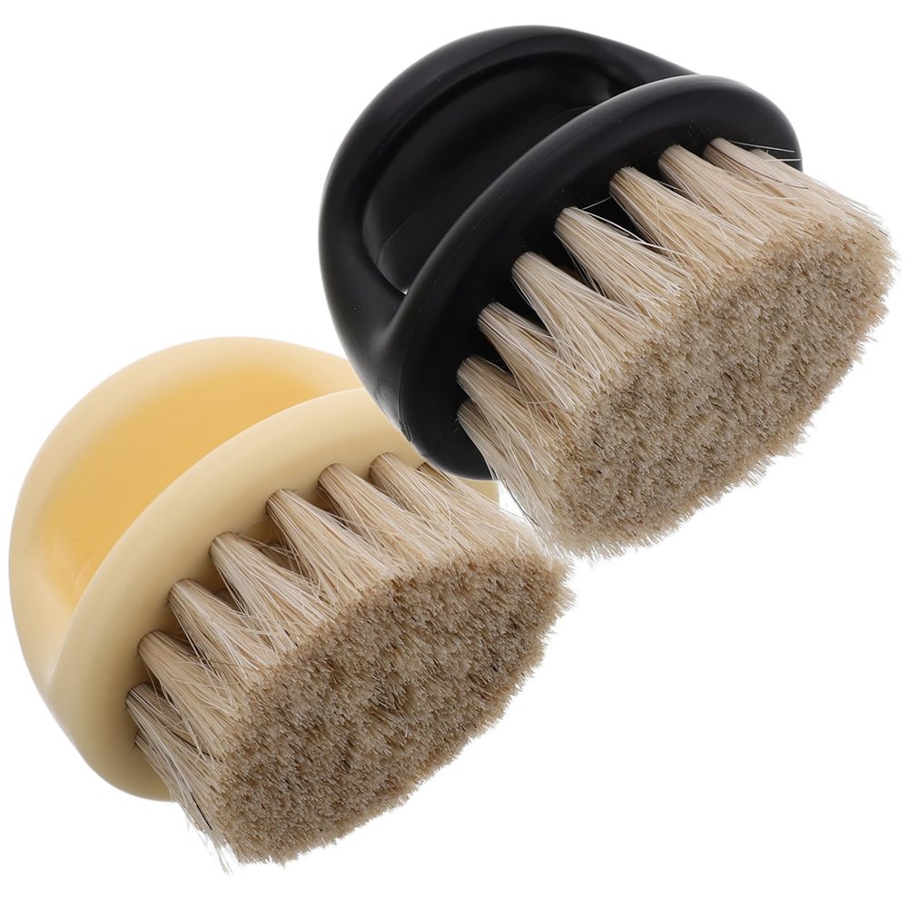 Beatifufu 2pcs Nail Brush Soft Bristles Fingernail Scrubber for Deep Cleaning Nails and Toes Gentle Skin Portable Design for Men Women and Boys and Girls