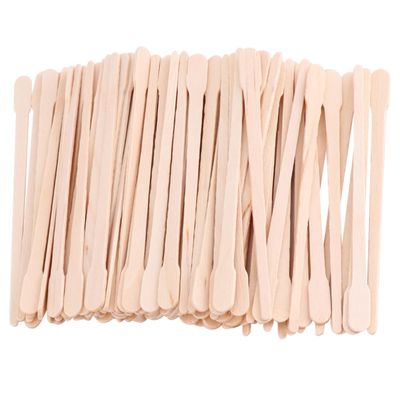 TOGEVAL 600pcs Hair Removal Wax Sticks for Women Face Body Waxing Kit Wax Applicator for Hair Wigs Professional Waxing Sticks Easy to Use at Home Salon