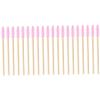 TOGEVAL 20pcs Bamboo Handle Eyebrow Brush Combs Lash Brush for Eyelash Extensions view 1