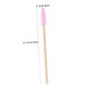 TOGEVAL 20pcs Bamboo Handle Eyebrow Brush Combs Lash Brush for Eyelash Extensions view 2