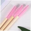 TOGEVAL 20pcs Bamboo Handle Eyebrow Brush Combs Lash Brush for Eyelash Extensions view 4