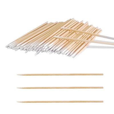 1300pcs Microblading Cotton Swab,4 Inch Cotton Swabs Pointed Tip, Cotton Swabs with Wood Sticks, Cotton Tipped Applicator for Makeup,Cleaning and Tattoo Permanent Supplies