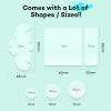 LitBear Large Pimple Patches for Face (6 Sizes 401 Counts), Big Hydrocolloid Acne Patches, XL Hydrocolloid Bandages for Body, Cheek, Forehead, Chin, Full Face, Back, Nose view 2