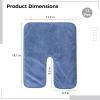 DIMEGON 12 PCS U-Shaped Facial Towels, Split Design, Soft Esthetician Towel, Facial Stem Massage Cleansing Towel, Coral Fleece Face Cloth for Beauty Salons, Skin Care, SPA Centers view 4