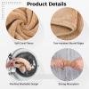 DIMEGON 12 PCS U-Shaped Facial Towels, Split Design, Soft Esthetician Towel, Facial Stem Massage Cleansing Towel, Coral Fleece Face Cloth for Beauty Salons, Skin Care, SPA Centers view 3