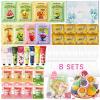 56Pcs Spa Party Supplies Set,Including 8 Spa Kits with Facial Masks Eye Patches Hand Cream Lip Balm Foot Bath Bombs,Ideal Gift for Sleepover,Spa Day,Slumber & Birthday Party Favors view 1