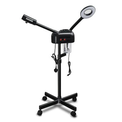 2 in 1 Professional Facial Steamer with 5X Magnification Lamp & Touch Screen, Esthetician Steamer Humidifier Face Spa Mist Steam for Home Beauty Salon, Personal Skin Care Deep Cleaning