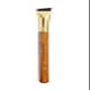 Desert Oak Series MicroBlade Angled Brow Brush - 11mm Ultra-Fine Nylon Bristles for 1mm Hair Strokes, Pomade/Gel/Powder Application, Bubinga & Brass (CM 190) view 1