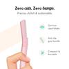 Mini Face & Eyebrow Razor with Single German Steel Blade | Painless Hair Removal for Upper Lips, Forehead, Sideburns | Prevents Razor Burns view 3