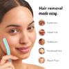 Mini Face & Eyebrow Razor with Single German Steel Blade | Painless Hair Removal for Upper Lips, Forehead, Sideburns | Prevents Razor Burns view 4