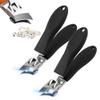Wide Jaw Opening Anti-Splash Slanted Nail Clippers,Fingernail and Toenail Clipper Cutters for Seniors Men Women,Nail Clippers for Thick Toenails Home Use (Black-2pc) view 1