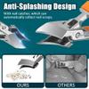 Wide Jaw Opening Anti-Splash Slanted Nail Clippers,Fingernail and Toenail Clipper Cutters for Seniors Men Women,Nail Clippers for Thick Toenails Home Use (Black-2pc) view 4