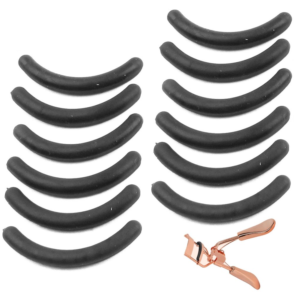 Yaoliucp Curler Refill Eyelash|Eyelash Curler Pads, 12PCS Soft Rubber Eyelash Curler Refills, Replacement Lash Curler Refill Pads for Universal Eyelash Curler