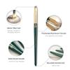 ROWNYEON DQ312 Detail Brush  Synthetic Fiber, Fine Precision for Brow & Eye Makeup, Bionic Fiber Hair view 3