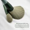 13-piece Makeup Brush Set Portable Powder Blush Brush Eye Shadow Lip Brush Full Set Storage Beauty Tools (13 brushes + cyan velvet bag) view 4