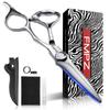 FMPZ 5.5" Hair Cutting Scissors Professional Barber Scissors, Hair Cutting Shears with 440C Steel - 60HRC Hardness Extremely Sharp with Ergonomic for Salon & Home Use (5.5'' Professional Hair Shears) view 1