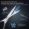 FMPZ 5.5" Hair Cutting Scissors Professional Barber Scissors, Hair Cutting Shears with 440C Steel - 60HRC Hardness Extremely Sharp with Ergonomic for Salon & Home Use (5.5'' Professional Hair Shears) view 2
