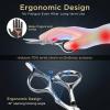 FMPZ 5.5" Hair Cutting Scissors Professional Barber Scissors, Hair Cutting Shears with 440C Steel - 60HRC Hardness Extremely Sharp with Ergonomic for Salon & Home Use (5.5'' Professional Hair Shears) view 4