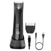 harayaa Body Hair Trimmer Dry Shaving Portable USB Charging LCD Display Men Grooming Kit Electric Back Shaver for Armpit Ear view 1