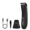 harayaa Body Hair Trimmer Dry Shaving Portable USB Charging LCD Display Men Grooming Kit Electric Back Shaver for Armpit Ear view 2