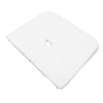 Akozon 200Pcs Disposable Massage Face Covers - Soft NonWoven Fabric Headrest Covers for Spa, Salon & Home Use, Comfortable & Clean Face Rest Covers