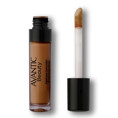 Avantic Under Eye Concealer for Older Women, 16-Hour Full Coverage Liquid Color Corrector for Dark Circles, Perfects & Brightens, Natural Finish, Waterproof (Rich, 0.35 Oz)