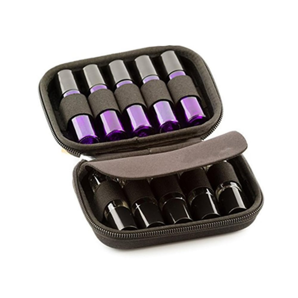 10 Bottle Storage Bag Essential Oil Storage Bag Essential Oil Bottle Bag Black