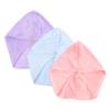 3pcs Dry Hair Cap Hair Fast Drying Travel Hair Cap Hair Turban Hair Absorbent Cap Towels for Body Pink Towels Barrette Hair Towel for Curly Hair Shower Hair Drying Cap view 1