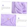 3pcs Dry Hair Cap Hair Fast Drying Travel Hair Cap Hair Turban Hair Absorbent Cap Towels for Body Pink Towels Barrette Hair Towel for Curly Hair Shower Hair Drying Cap view 3