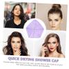 3pcs Dry Hair Cap Hair Fast Drying Travel Hair Cap Hair Turban Hair Absorbent Cap Towels for Body Pink Towels Barrette Hair Towel for Curly Hair Shower Hair Drying Cap view 4