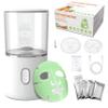 DIY Skin Care Face Mask Machine Maker Set DIY Facial Mask Maker Machine, USB-C Rechargeable, 20ml Juice + 60ml Water Capacity, White view 2